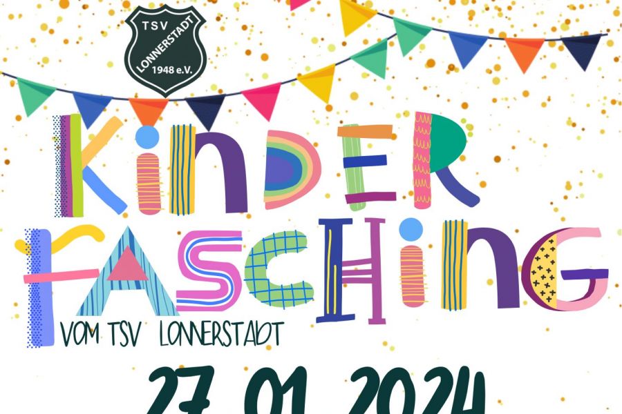Kinderfasching vom TSV Lonnerstadt am 27.1.