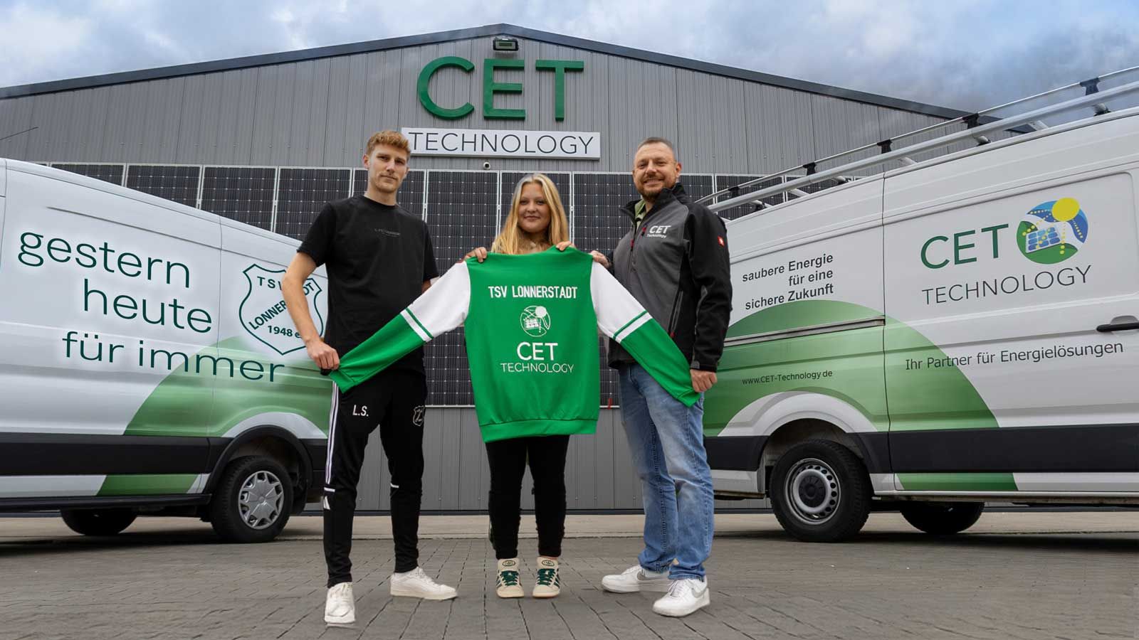 CET Technology unterstützt den TSV erneut großzügig