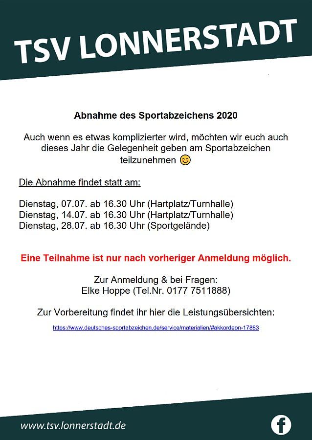 Sportabzeichen 2020