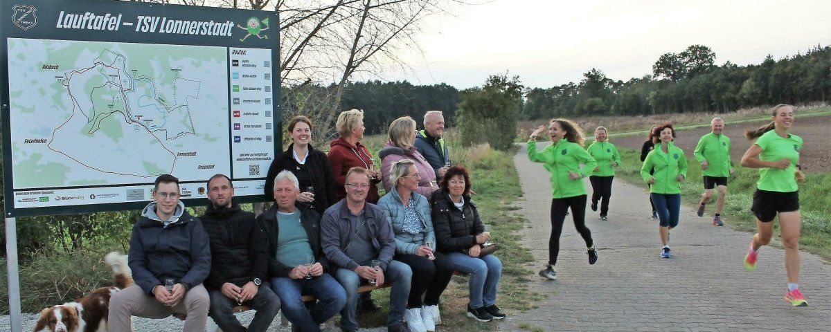Lonnerstadter Läufer machen sich mit Hopfi auf den Weg