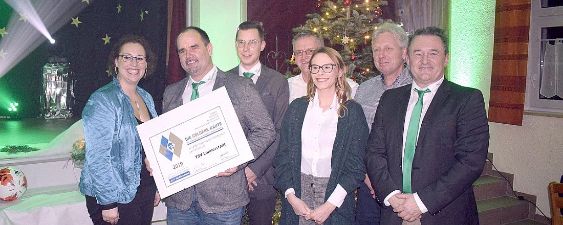 Die Goldene Raute für den TSV Lonnerstadt