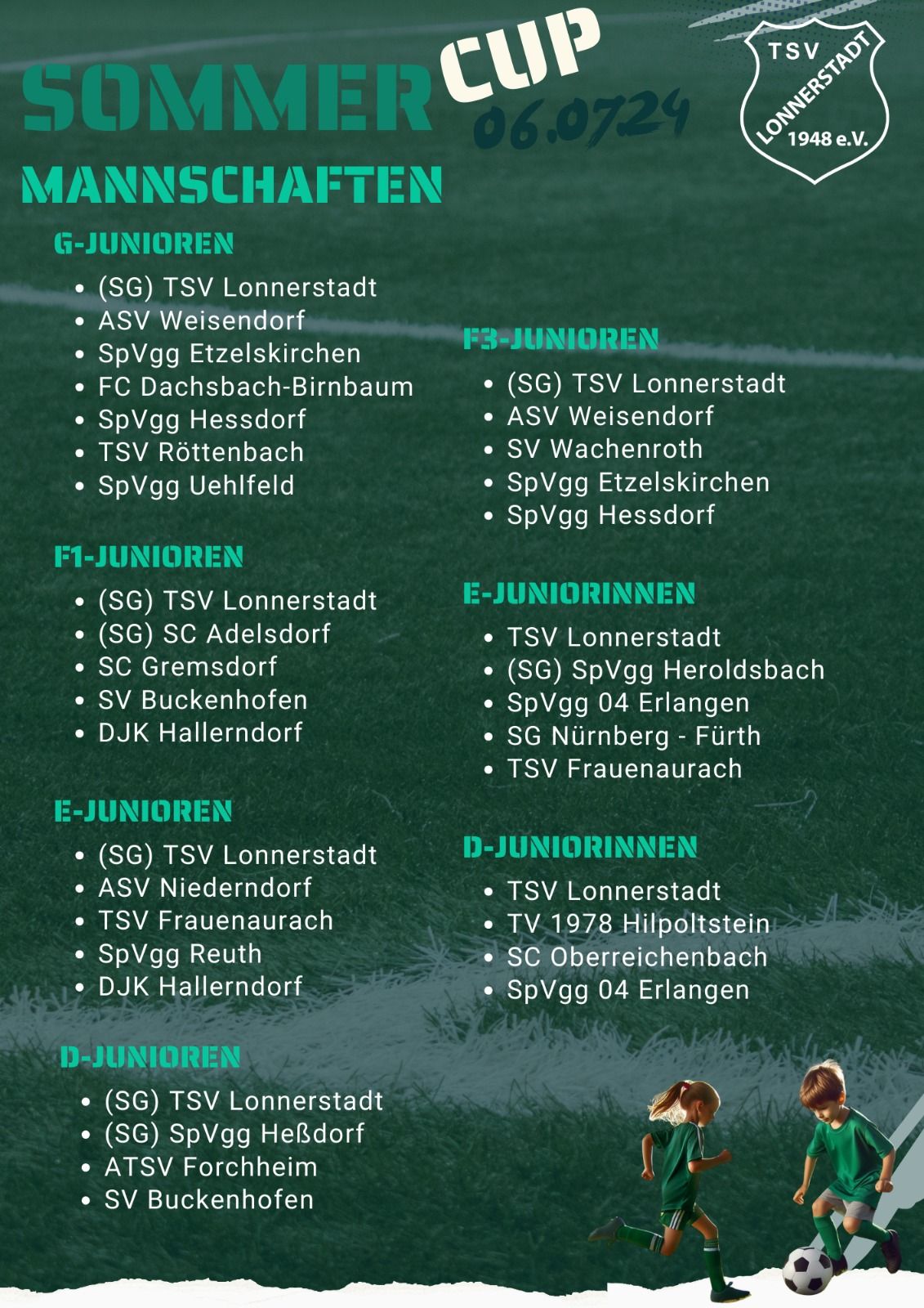 Sommer-Cup – 1. Jugendturnier des TSV