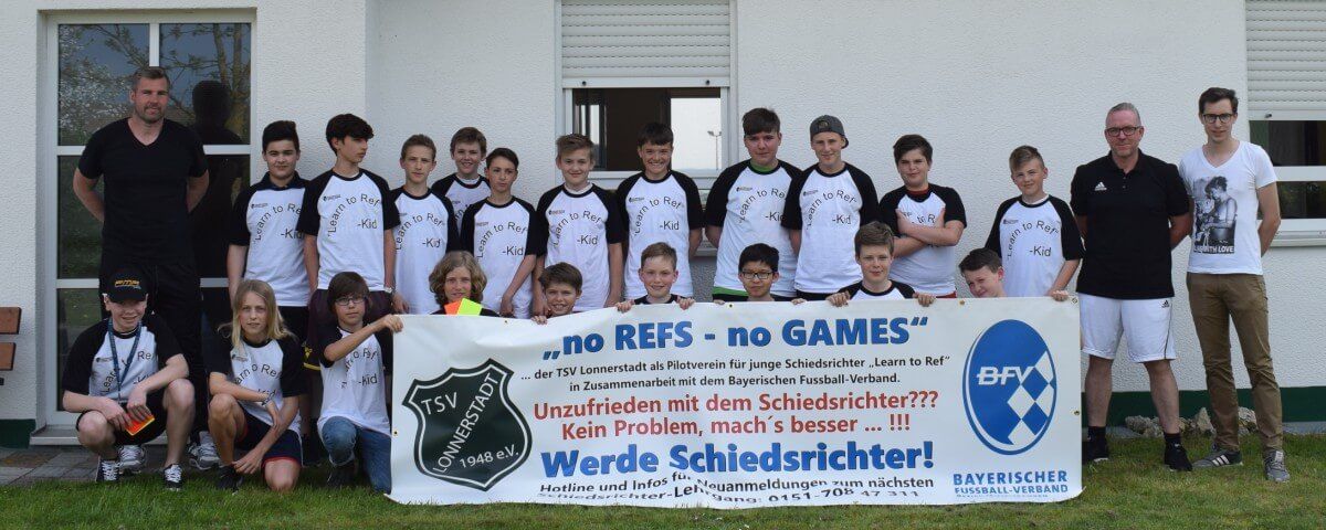 „no REFS – no GAMES!“