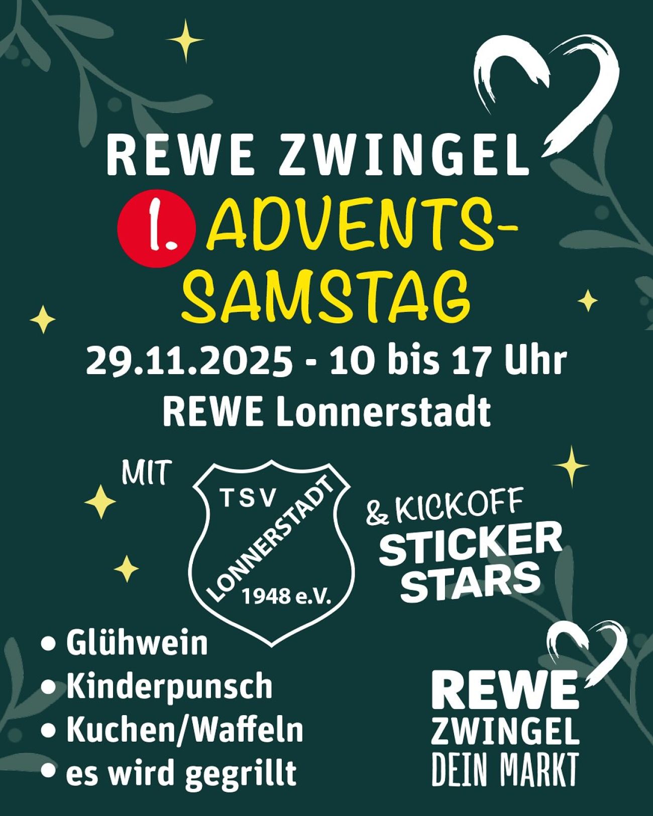 KICKOFF Stickerstars am 29.11.2025