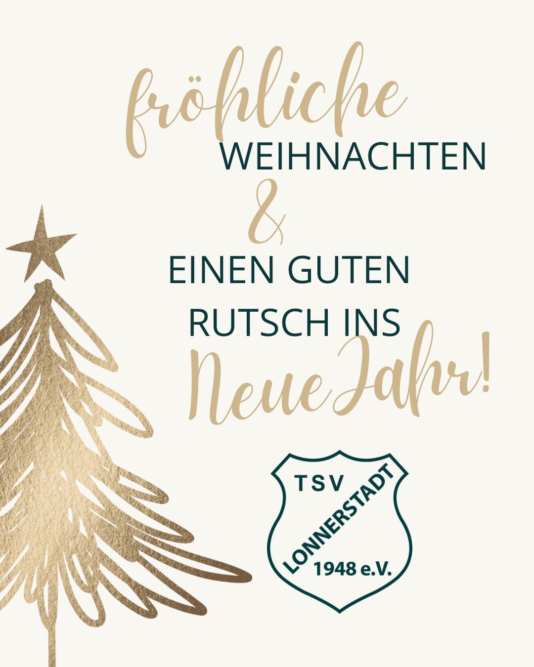 Weihnachts- und Neujahrsgrüße des TSV Lonnerstadt