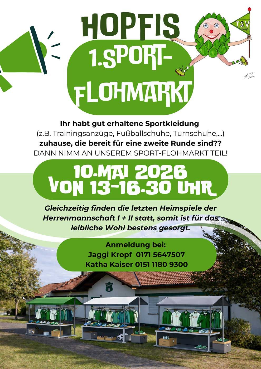 Hopfis 1. Sport-Flohmarkt beim TSV Lonnerstadt