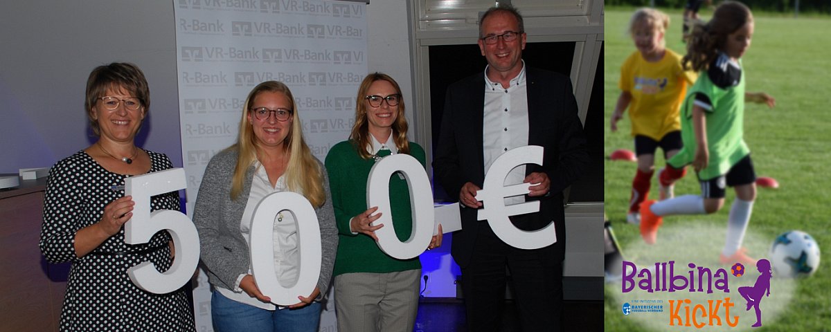 500 € für das Projekt *Ballbina kickt*