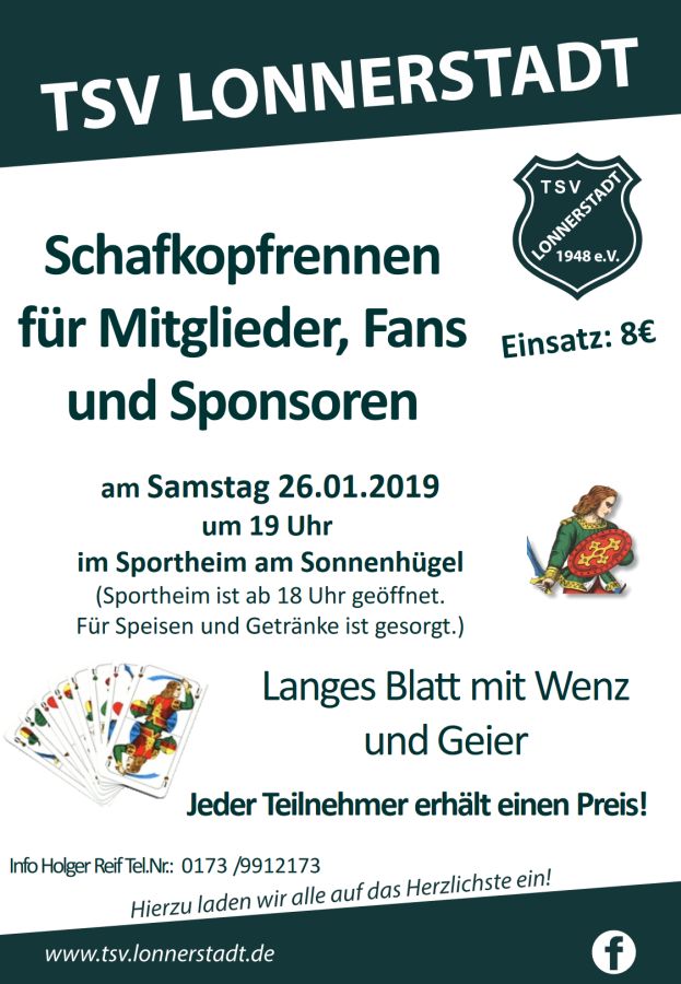 Schafkopfturnier 2019