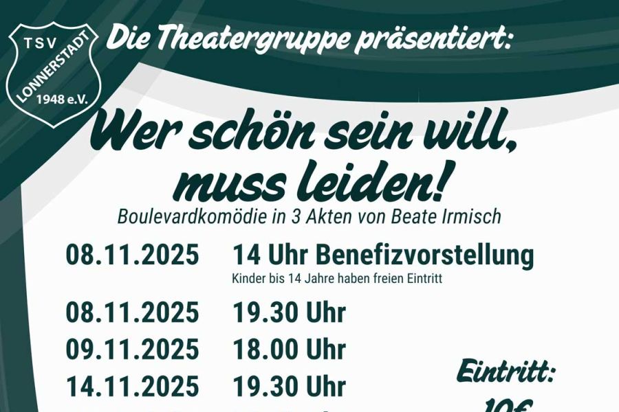 Theater: Wer schön sein will, muss leiden